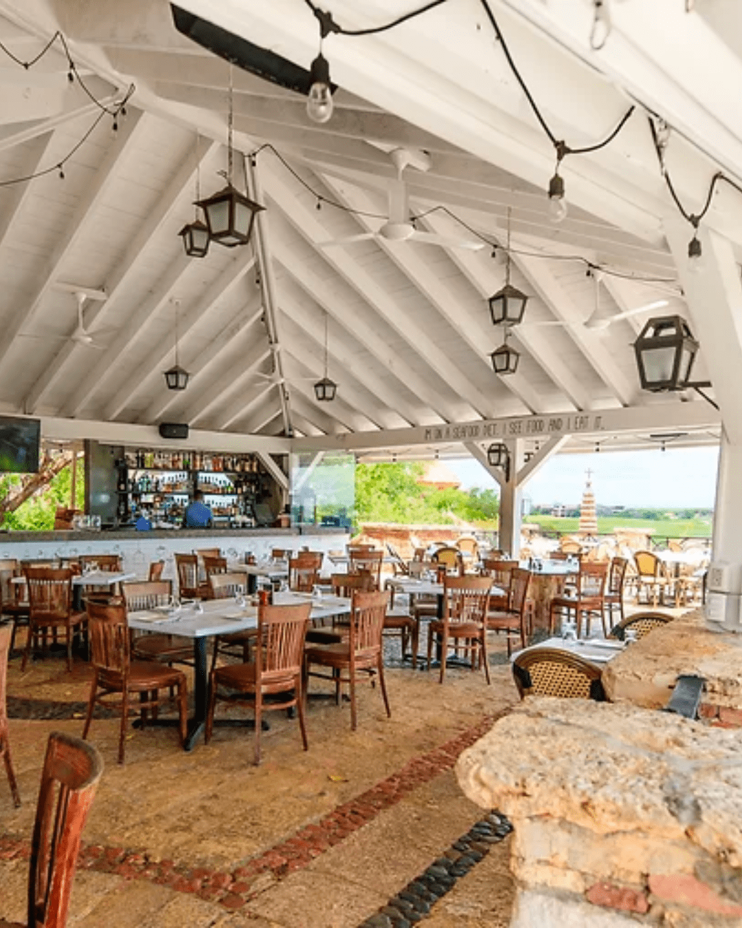 Café Marietta Altos de Chavon - casa de campo marina - la romana - Dominican Republic